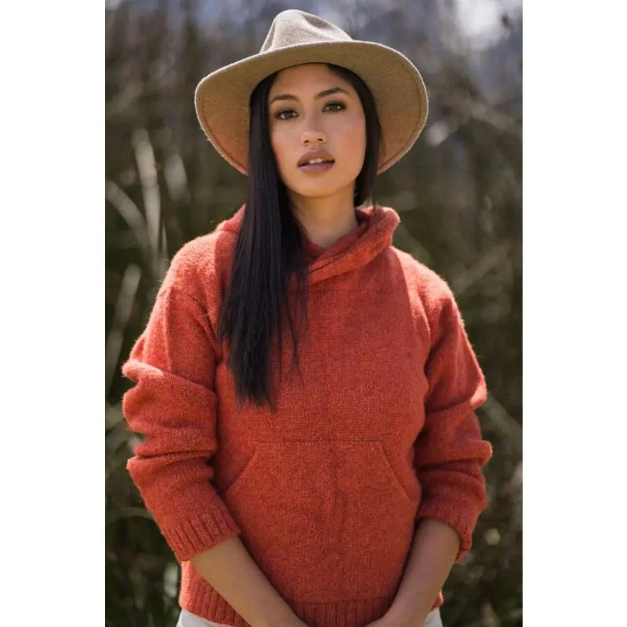 Briana Alpaca Hoodie Pullover