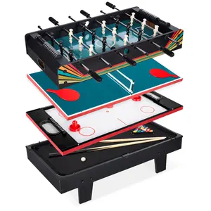 Best Choice Products 4-in-1 Multi Game Table, Childrens Arcade Set w/ Pool Billiards, Air Hockey, Foosball Best Choice Products 4-in-1 Multi Game Table, Childrens Arcade Set w/ Pool Billiards, Air Hockey, Foosball