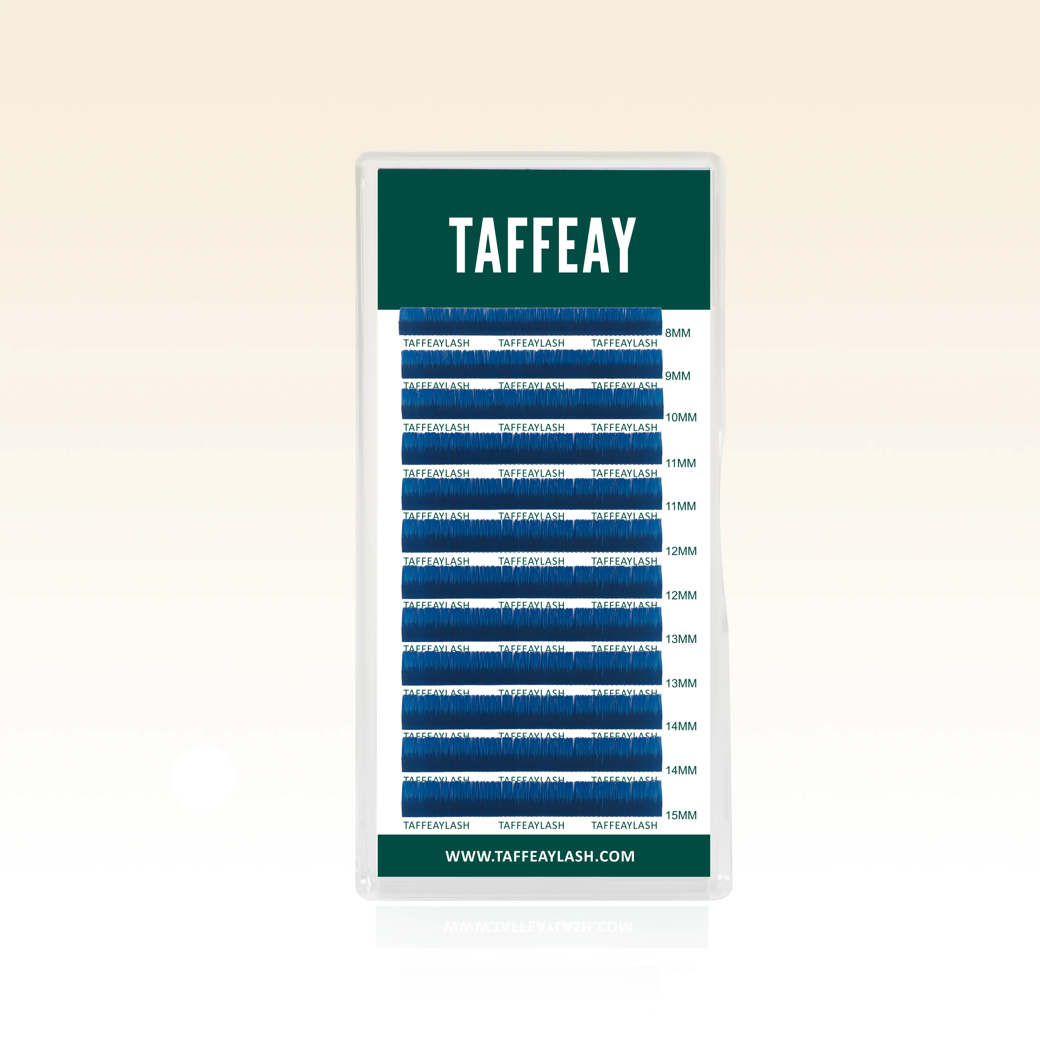 TAFFEAY Blue Mixed Eyelash Extensions Set - 8-15Mm, Layered Dimensional Styles, Lightweight, Natural-Feeling, Comfortable for Clients, Long-Lasting, Vivid Long-Lasting Colors, Cosmetic for Lash Artists (Beauty & Personal Care Makeup)