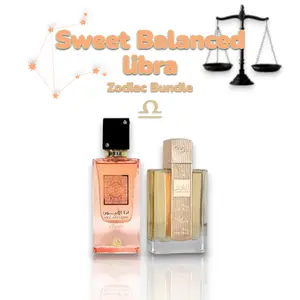 Sweet Balanced LIBRA Zodiac Bundle | Angham + Ana Coral | Eau De Parfum | Women's Fragrance | 100 ML - 3.4 oz | Sweet - Fruity & Vanilla Notes