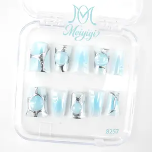 .DP.8257.Blue duckbill wearable nail