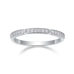 [#R003] Moonbeam Fine Jewelry 925 Moissanite 1 Carat Ariadne Moissanite Infinity Band For Women