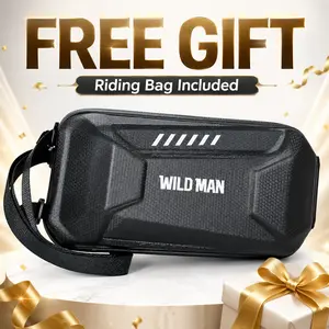 E-Scooter Riding Bag, Hard Shell Front Storage Bag for Electric Scooter, Waterproof Zipper, Easy Install Handlebar Bag