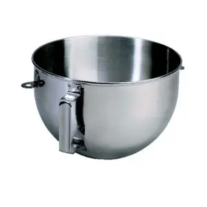 KitchenAid 5-Quart Stainless Steel Bowl w/Handle | Fits 4.5-Quart & 5-Quart KitchenAid Bowl-Lift Stand Mixers
