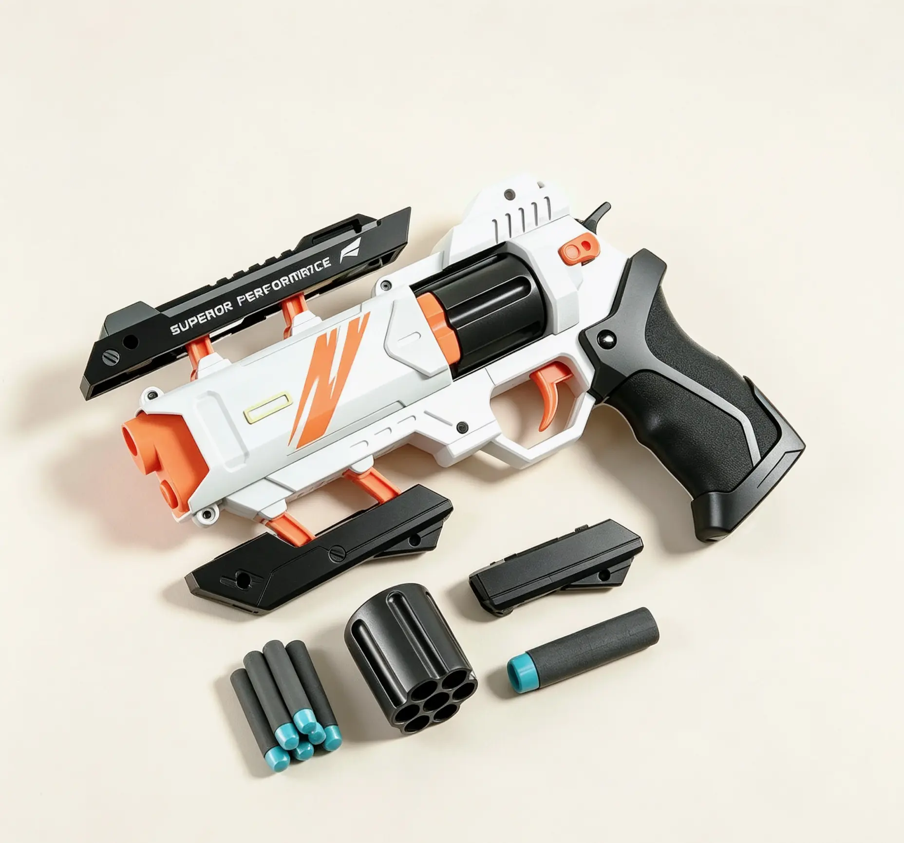 Foam Dart Toy Blaster Kit w/ Target & 48 EVA Soft Darts | Ideal Valentine Holiday Gift