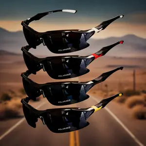 4-Pack Polarized Sports Glasses for Men & Women – Wind-Resistant, Perfect for Outdoor Activities: Baseball, Running, Fishing, Golf & Driving