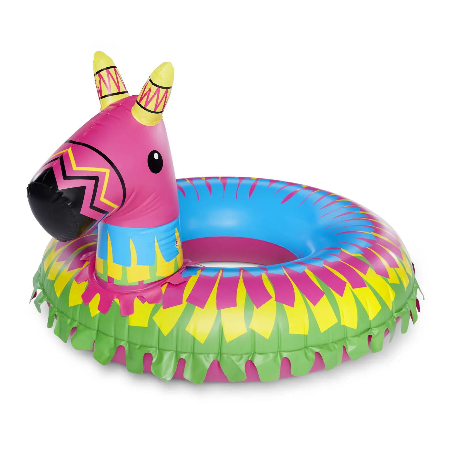 BigMouth Giant Donkey Pinata Pool Float — 4 ft Wide Durable Vinyl Inflatable Ring Float for Adults, Fiesta Party Pool Tube, Funny Summer Pool Accessory & Gift