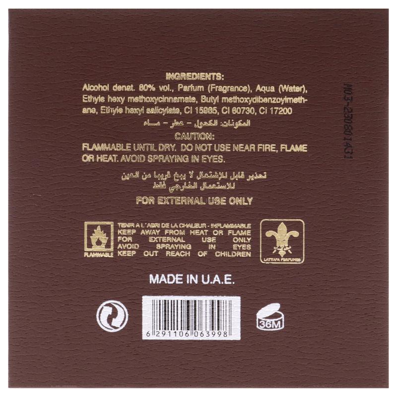 24 Carat Pure Gold by Lattafa for Women - 3.4 oz EDP Spray