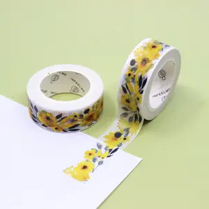 Yellow Flowers Washi Tape Yellow Flowers Washi Tape