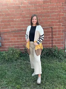 Cardi Striped + Cardigan