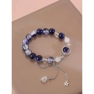 Elira Beads-Five Pointed Star Super Immortal Galaxy Universe Women'S Fashion Beaded Bracelet Trendy Jewellery Accessories