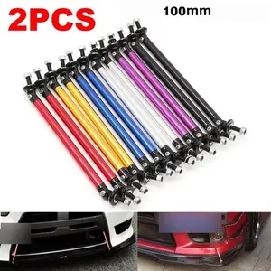 2Pcs 100/200mm Adjustable Splitter Support Rods - STOP Bumper Lip Flexing, Sagging & Scraping! Universal Fit for All Cars Body Kit