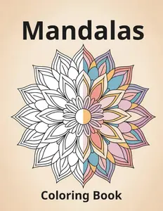 Relaxing Mandalas Coloring Book for Adults: Beautiful Easy to Medium Mandala Designs for Stress Relief and Mindful Coloring: Single-Sided Mandalas ... Pages to Help Prevent Marker Bleed-Through