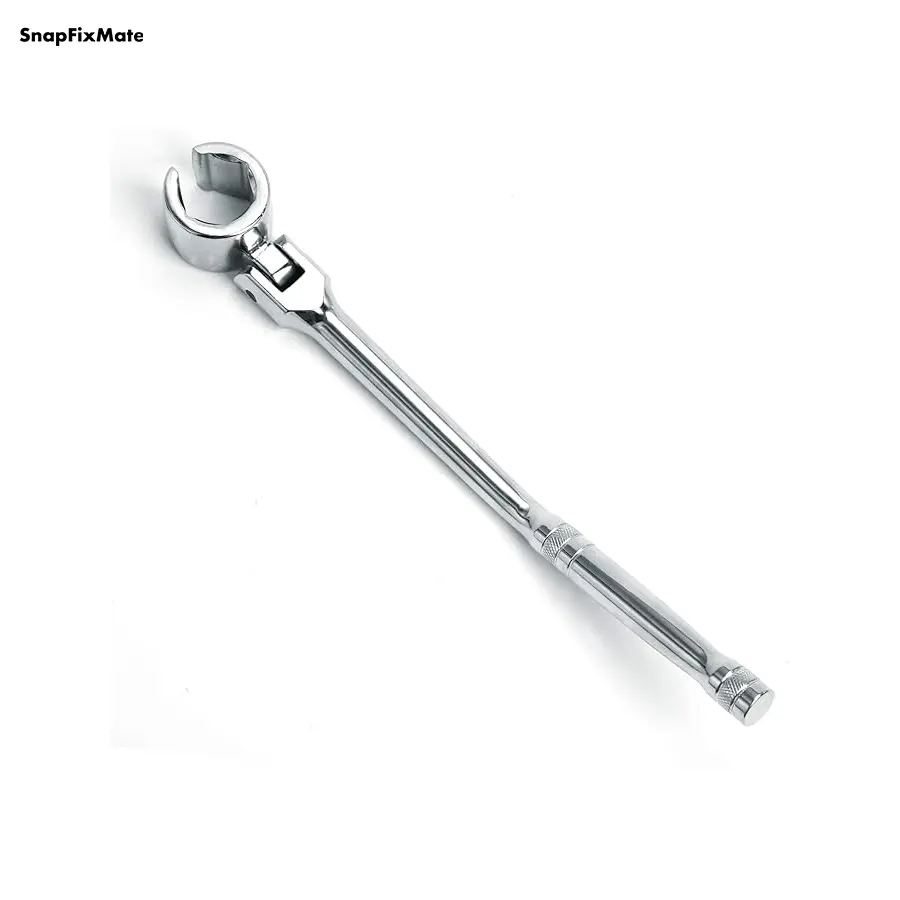 GJANSH 7/8" (22MM) O2 Sensor Wrench, Oxygen Sensor Wrench for Ford 4.6 and 5.4 Engines, Swivel Head Socket, Chrome Vanadium Steel, Posi-Grip for High Torque
