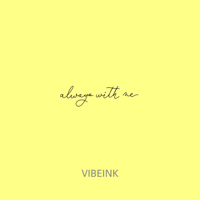 VIBE INK/Letter Character Temporary Tattoos Natural Herbal Ingredients Waterproof Anti-friction Long-lasting 7-15 Days Unique Body Art