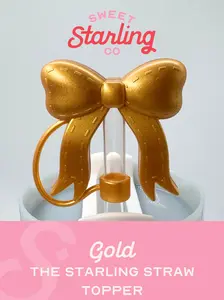 The Starling Straw Topper- Gold The Starling Straw Topper- Gold