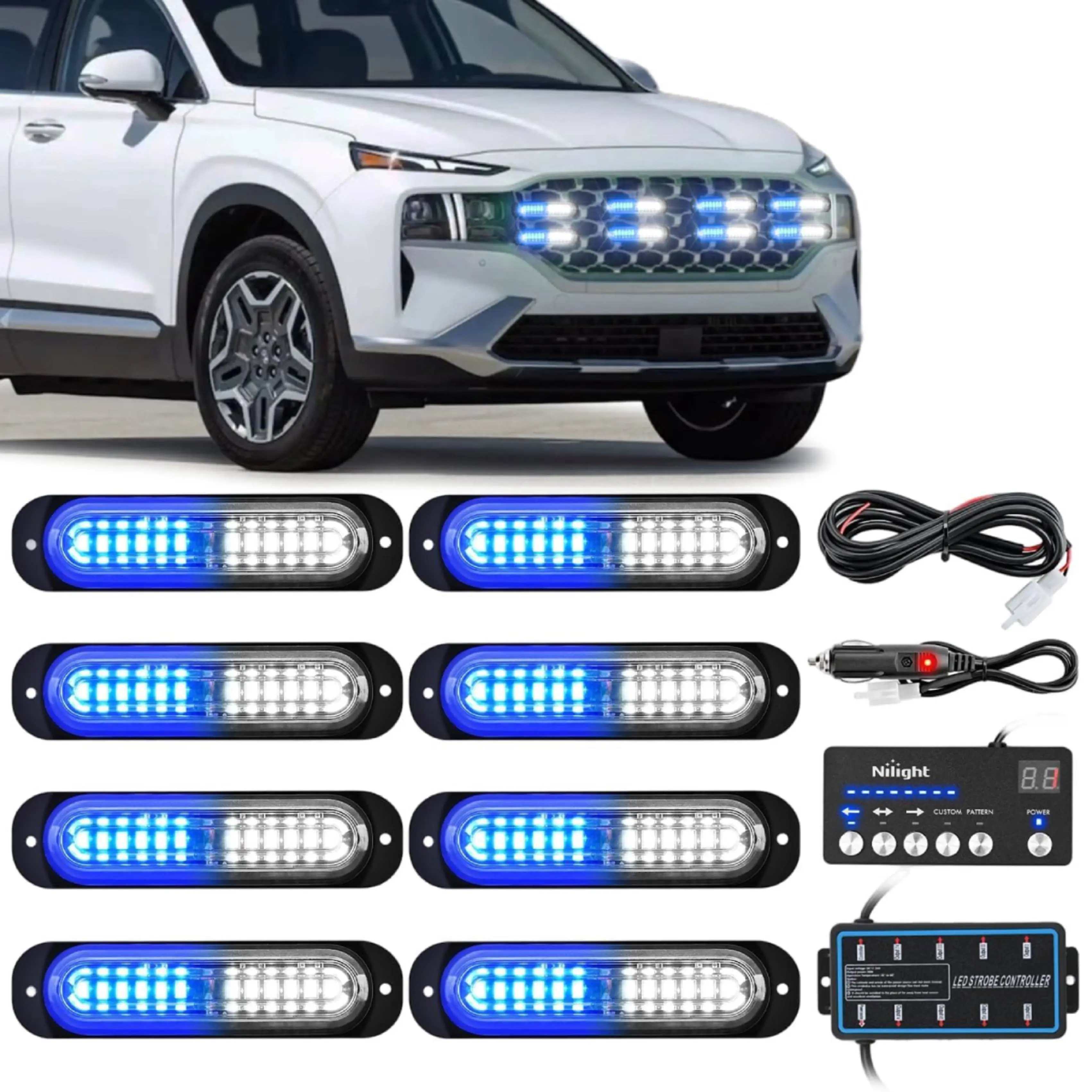 Blue/White with Controller