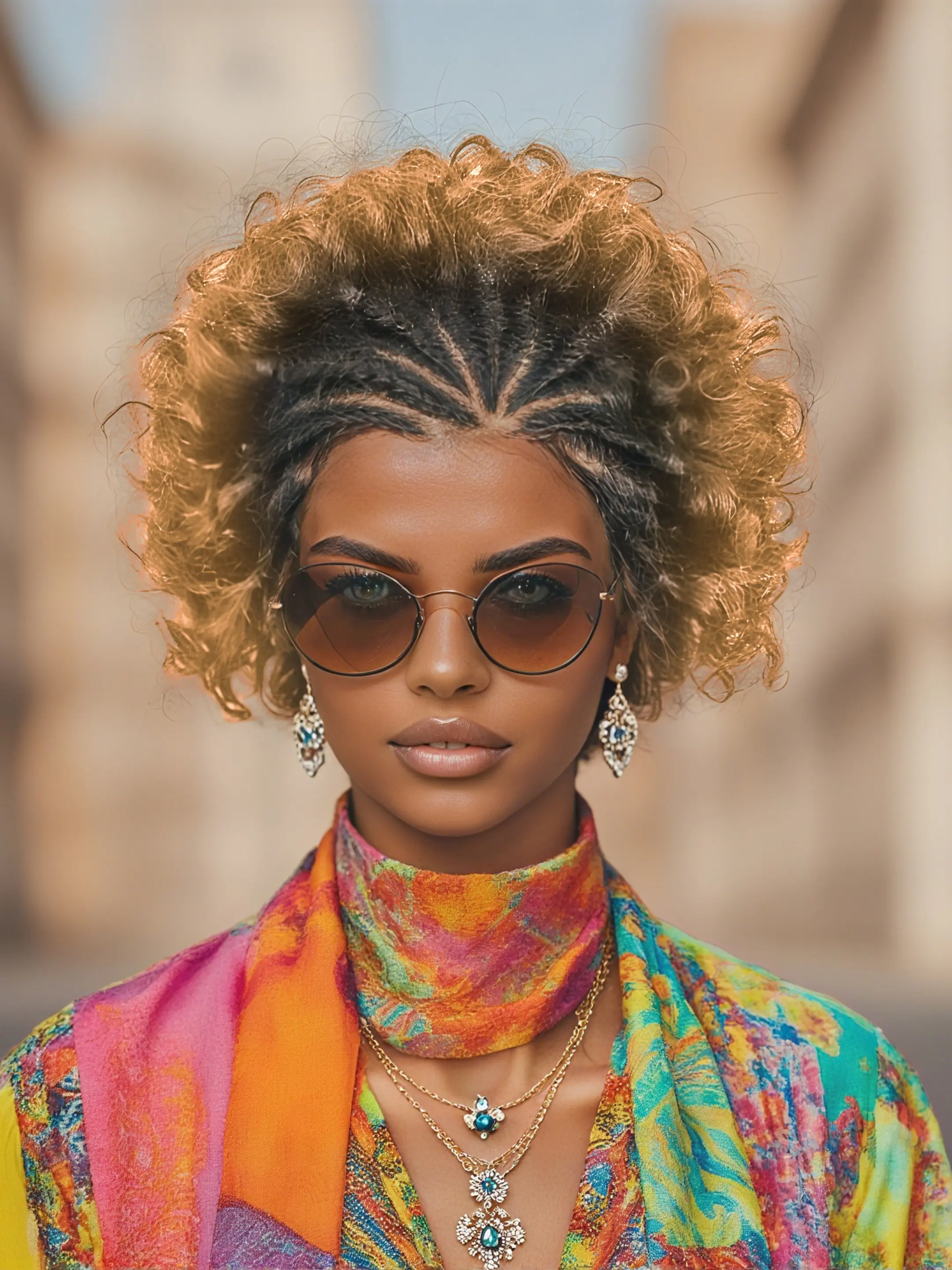13x4 Lace Front Glueless Human Hair Wig, Afro Curly/kinky Style, Breathable Comfortable Handmade Braids, Versatile Hairpiece, Kinky Texture Wig, Afro Wigs Hair