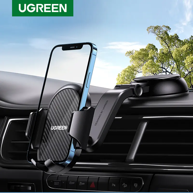 UGREEN Suction Cup Car Phone Mount, Universal Phone Holders for Your Car Windshield/Dashboard/Window,Compatible with iPhone, Samsung, All Cellphone，Summer Sale