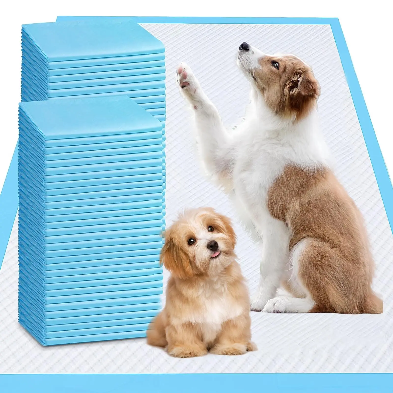XXXL Puppy Pee Pads for Dogs 31"x55" 40 Count, Extra Large Dog Pee Pads, Leak-Proof & Super Absorbent Dog Pee Pads, Thicken Disposable Potty Pads Puppy Training Pads for Cats Rabbits