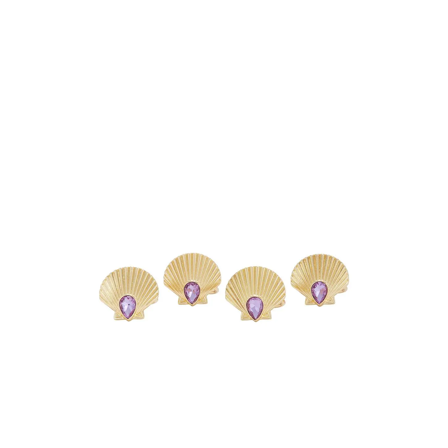 Frasier Sterling Shell Beach Napkin & Ring Set