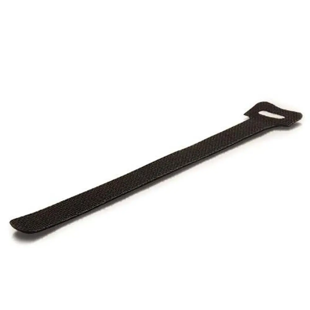 C2G Hook-and-Loop Cable Wrap 50-Pack, Black Desk Organizer for Computer Desk & Audio/Video Equipment (6 in, 0.75 in Wide, 1.125 in Diameter Capacity)