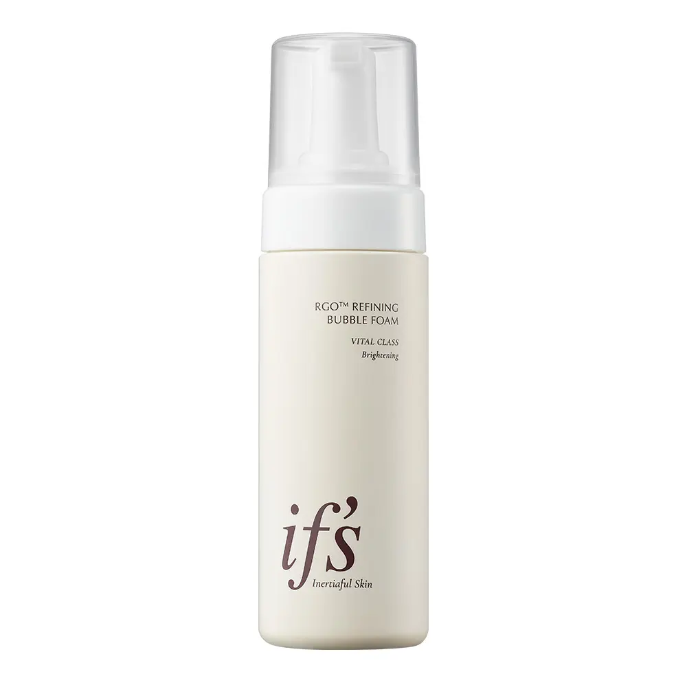 IF's Inertiaful Skin Refining Bubble Foam 150ml Micro-bubble Facial Cleanser with Soothing, Moisturizing, Blemish Care for All Skin Types - Ginseng