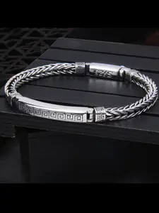 New Men's Bracelet, Vintage Om Symbol, Dragon Bone Weave, Fashionable and Unique, Trendy and Versatile, Perfect Accessory