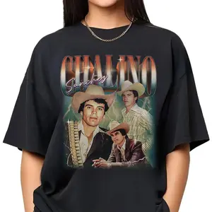 Corridos Mexican Shirts Valentin Elizalde Shirt Vintage Retro 90s Casual
