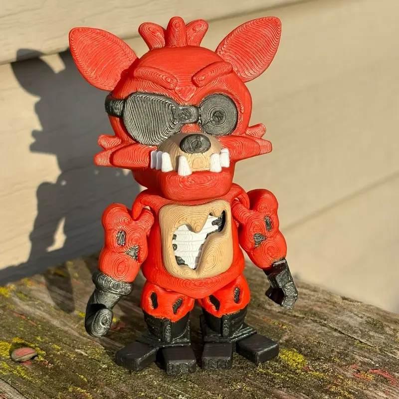 3d Printed Flexi Foxy 4”