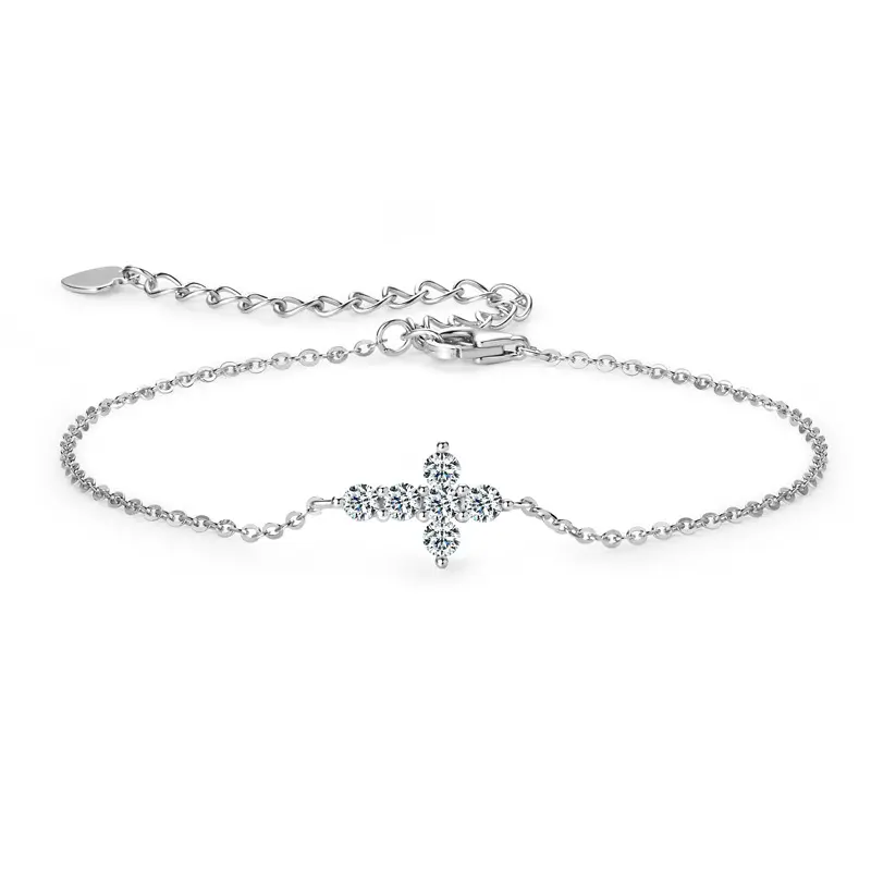 Classic Cross Bracelet [K Platinum]