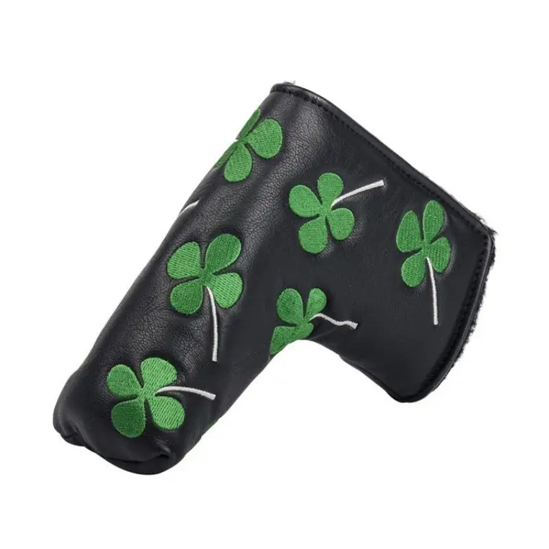 Fourleaf Pattern Golf Club Head Cover Creative Embroidery Golf Club Head Cover Golf Club Protector for Men Women Fourleaf Pattern Golf Club Head Cover Creative Embroidery Golf Club Head Cover Golf Club Protector for Men Women