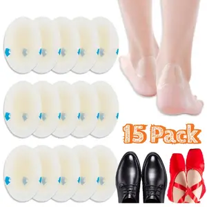 15 Pack Blister Prevention Pads Ankle Wear Stickers Gel Hydrocolloid Seal Bandages Beauty & Personal Care