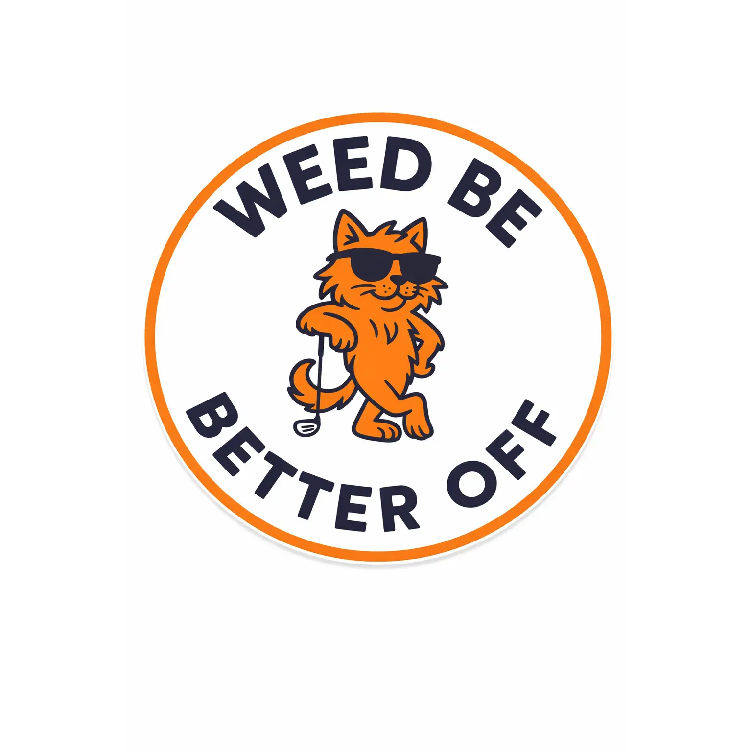 Arthur's Club Sticker - Orange