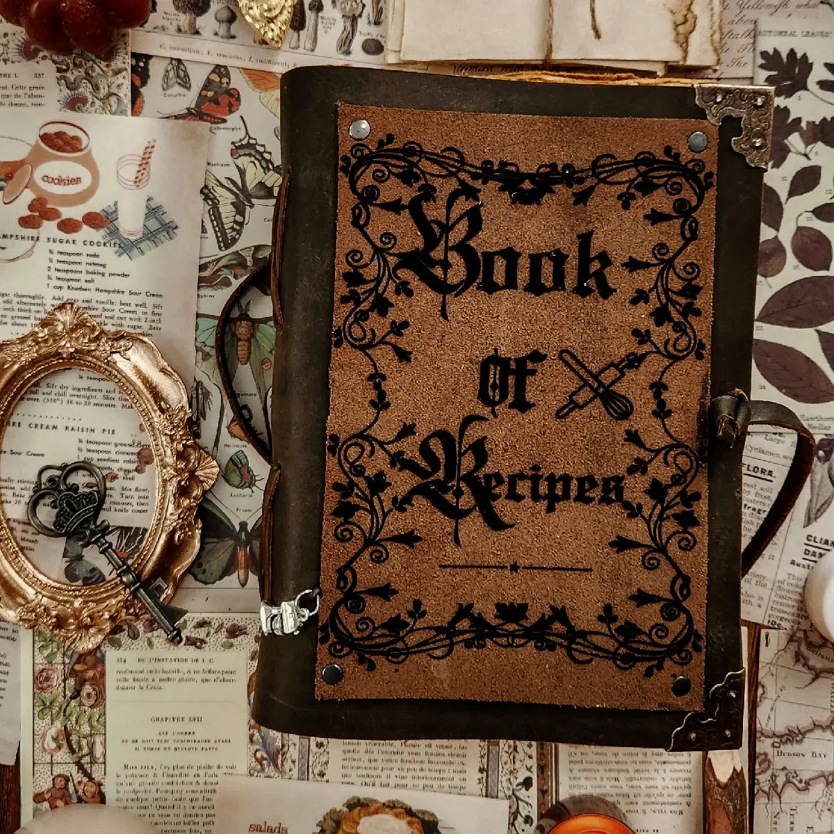 Book of Recipes Leather Journal Book of Recipes Leather Journal
