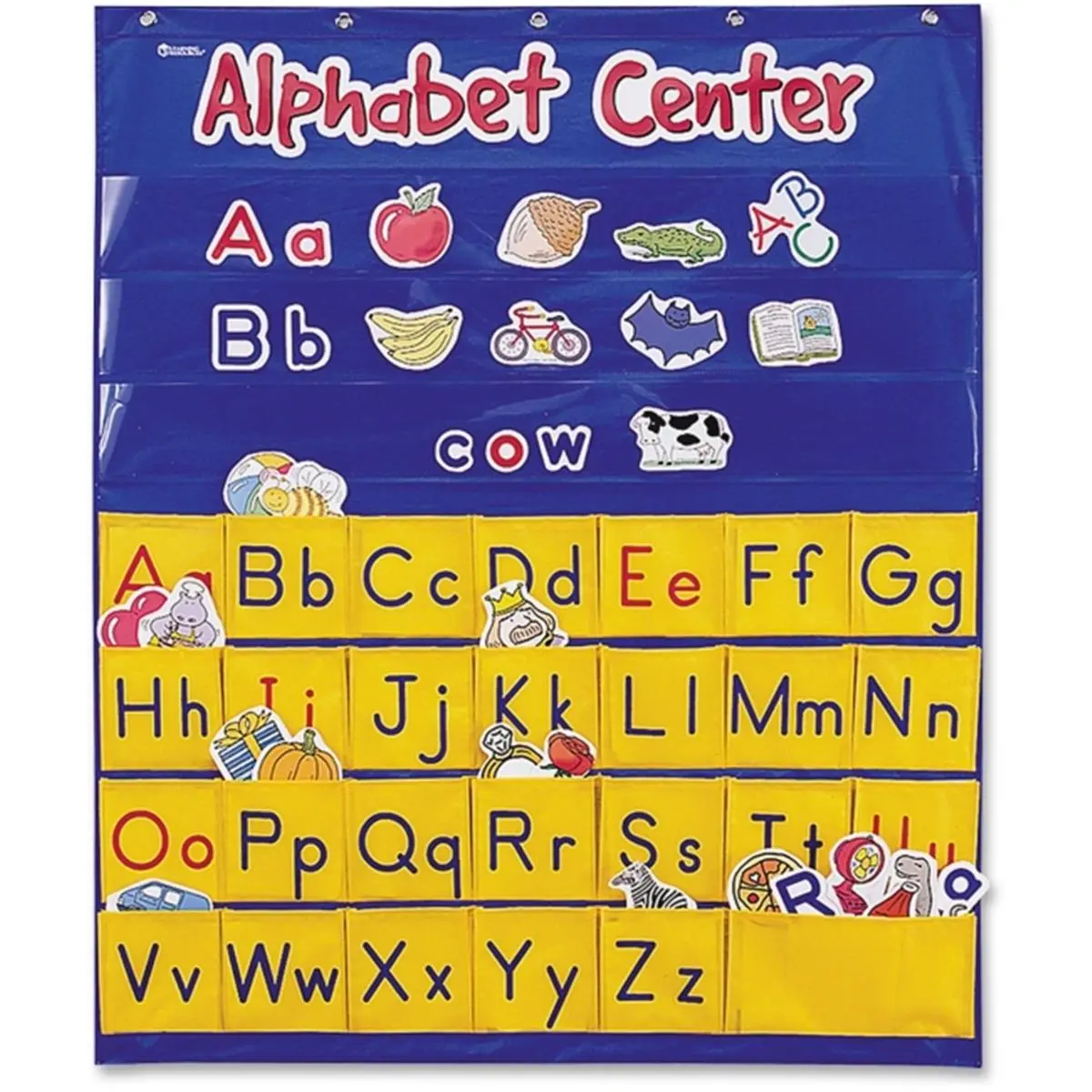 Learning Resources Alphabet Center Pocket Chart, Nylon - Multi Color