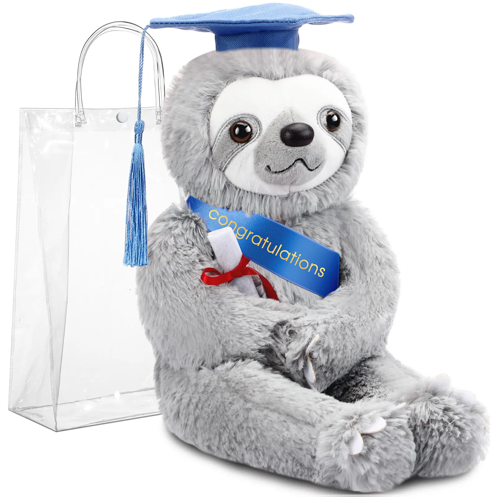 Sloth Plush Toy - Blue