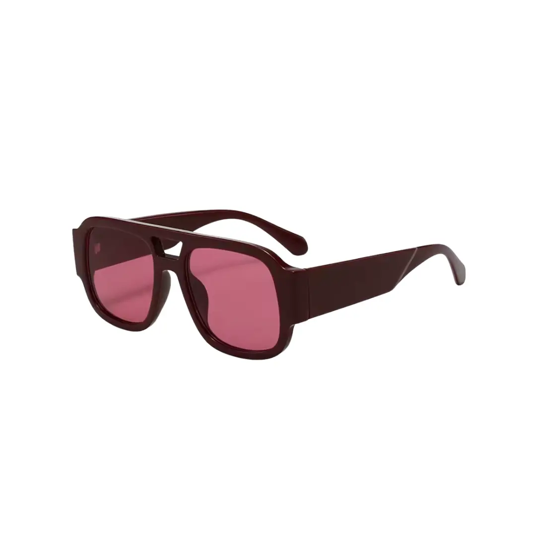Oversized Square Sunglasses  Black, Tortoiseshell & Burgundy