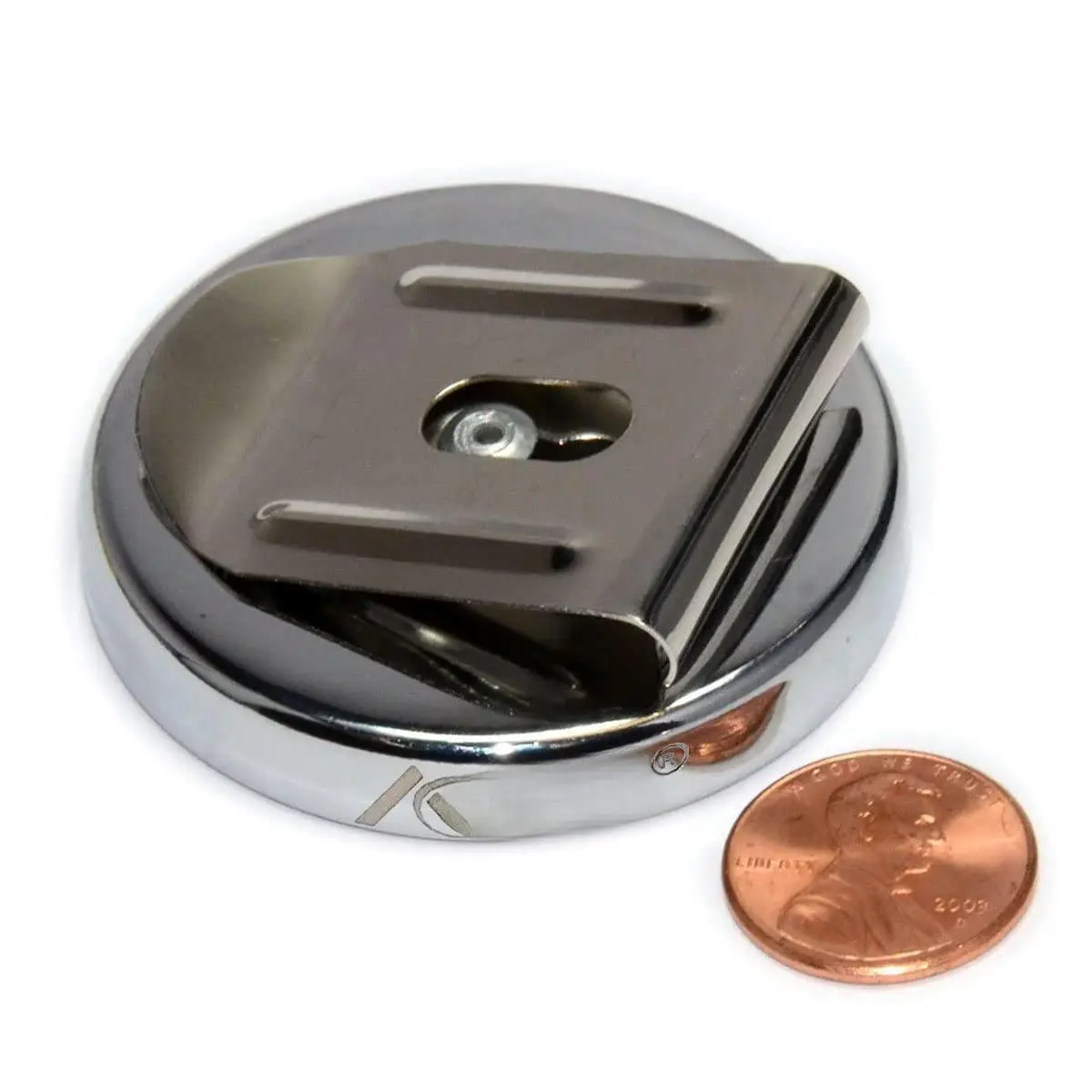 Super Strong Neodymium Belt Clip 100 lbs Magnetic Waist Tool Holder 2" in Dia