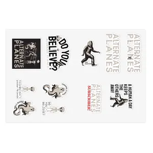 Sticker Bundle, Alternate Planes Paranormal Investigation Show Characters