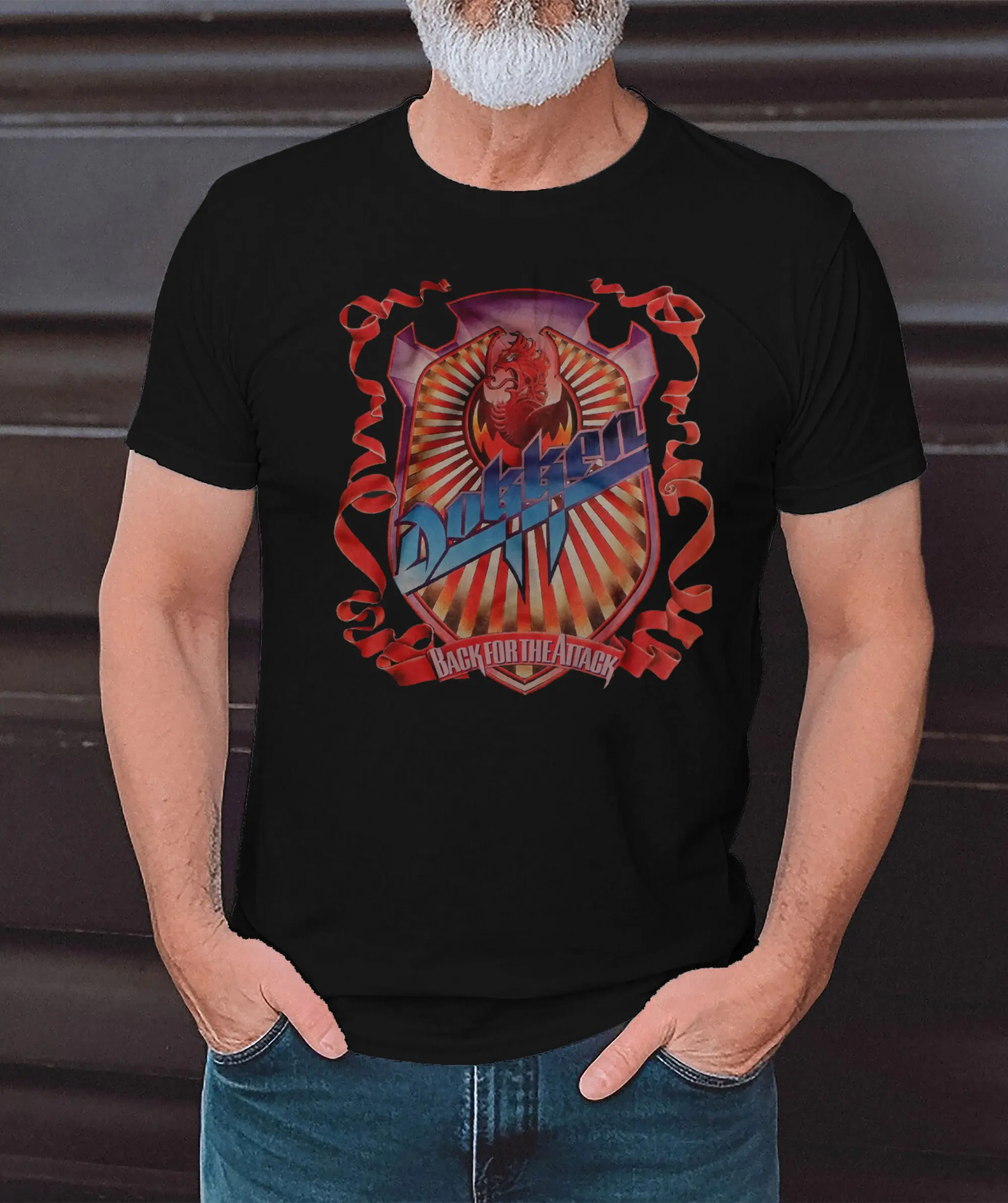 Dokken Back For The Attack Don Dokken George Lynch Mick Brown Classic T-Shirt S-5XL
