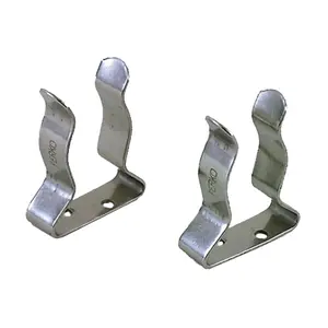 212 MAIN Perko Stainless Steel Spring Clamps Pair, 1-1.75 in., Adjustable Grip for Sports & Outdoor Scooters Equipment