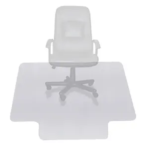 SUPERDEAL 48"x36" Chair Mat PVC Plastic Rolling Chair Mat Protection Floor Mat for Hard Floor, Home Office