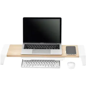 Bostitch  Wireless Charging Wooden Monitor Stand