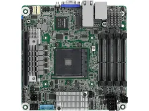 AsRock Rack X570D4I-2T Mini-ITX Server Motherboard AM4 PGA 1331 X570 AMD Ryzen 3rd Generation Series Processors