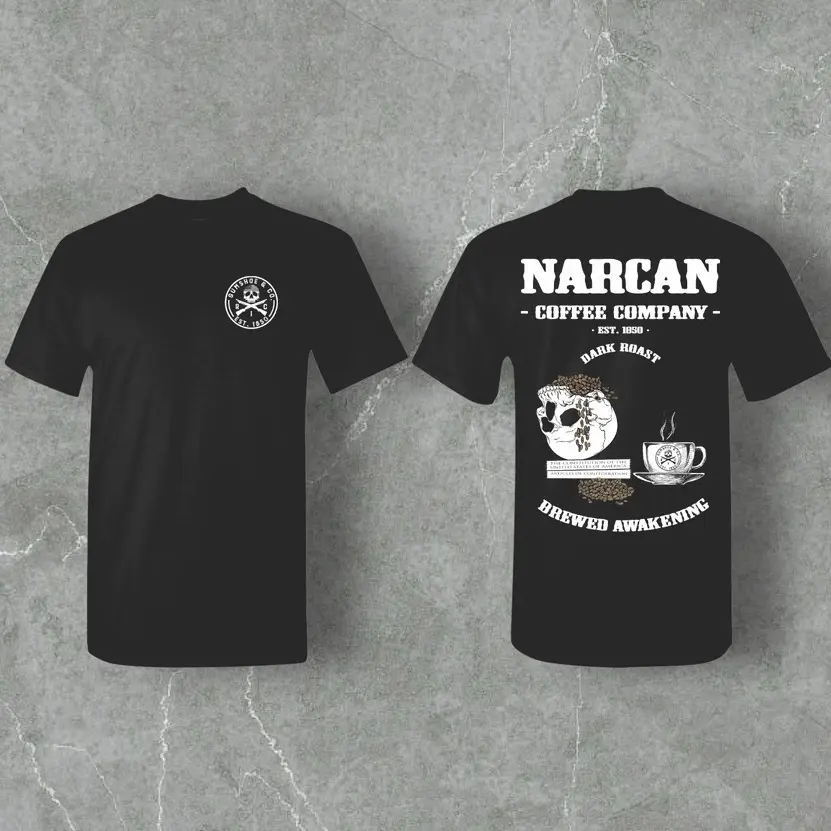 Gumshoe&Co. Brand Apparel (Unisex)/LEO Owned and Operated (Narcan Coffee Shirt)