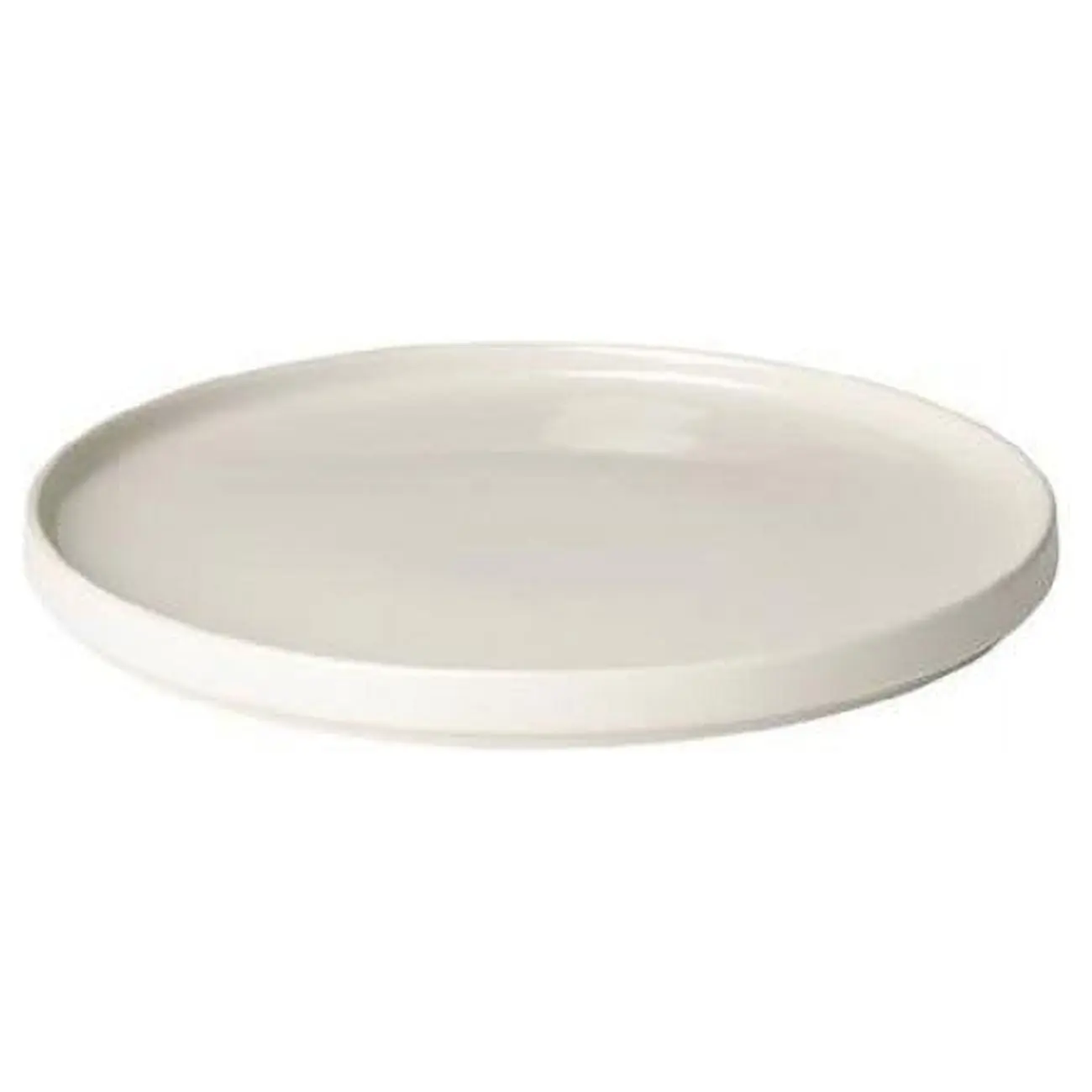 Blomus 63717.4 Shaped Ceramic Dinner Plate - 11 in., Grey, Serving Plate Set of 4