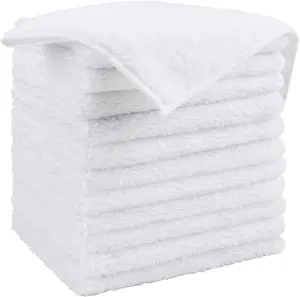 White Microfiber Cleaning Cloth, 12 Pack Premium Microfiber Towels for Cars, Lint Free, Scratch-Free, Highly Absorbent, Reusable Cleaning Rags for Car, Household, Kitchen, Window, 11.5"X11.5"