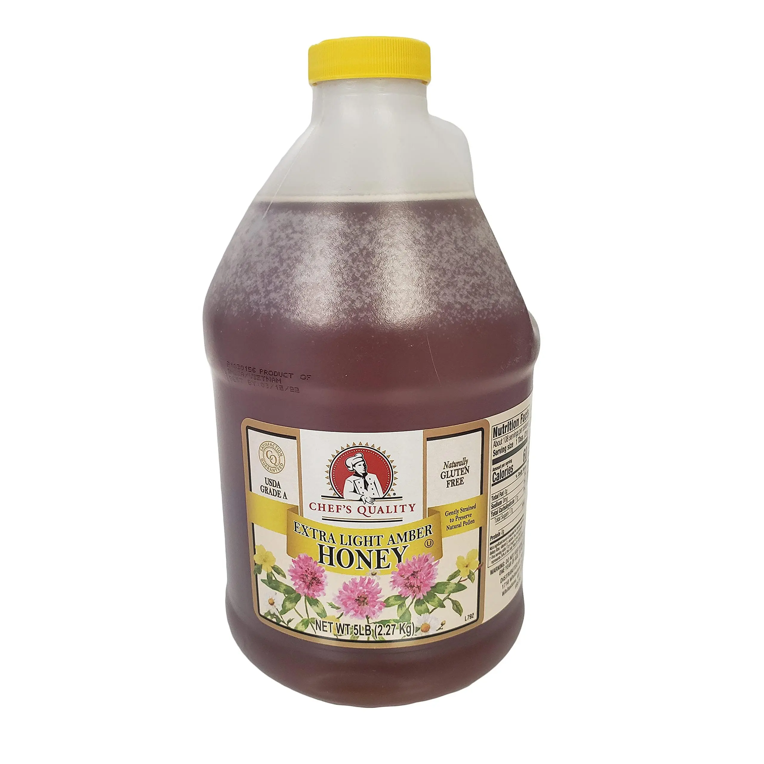 Extra Light Amber - USDA Grade A 100% Pure - Kosher - 5 POUNDS