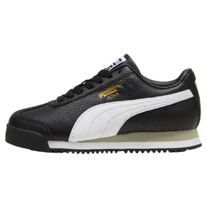 Youth Puma Roma 24 Standard JR Puma Black-Puma White (399334 01) (GS) Youth Puma Roma 24 Standard JR Puma Black-Puma White (399334 01) (GS)
